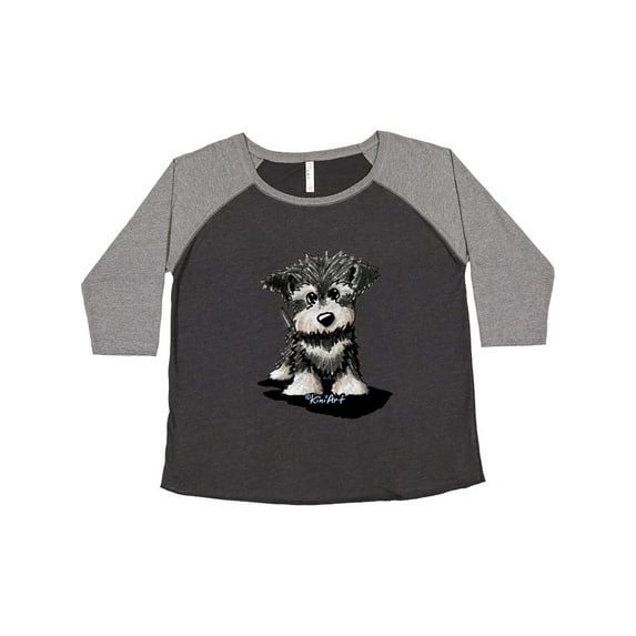 Inktastic Schnauzer Pup Women's Plus Size T-Shirt