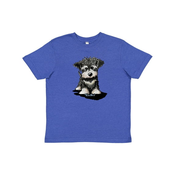 Inktastic Schnauzer Pup Youth T-Shirt