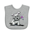 thumbnail image 1 of Inktastic Schnauzer With Heart Boys or Girls Baby Bib, 1 of 4
