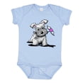 thumbnail image 1 of Inktastic Schnauzer with Heart Boys or Girls Baby Bodysuit, 1 of 5