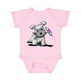 thumbnail image 1 of Inktastic Schnauzer with Heart Boys or Girls Baby Bodysuit, 1 of 5