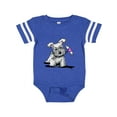 thumbnail image 1 of Inktastic Schnauzer with Heart Boys or Girls Baby Bodysuit, 1 of 5