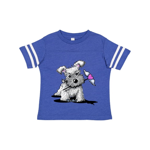 Inktastic Schnauzer with Heart Boys or Girls Toddler T-Shirt