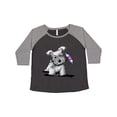 thumbnail image 1 of Inktastic Schnauzer with Heart Women's Plus Size T-Shirt, 1 of 5