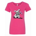 thumbnail image 1 of Inktastic Schnauzer with Heart Women's T-Shirt, 1 of 5