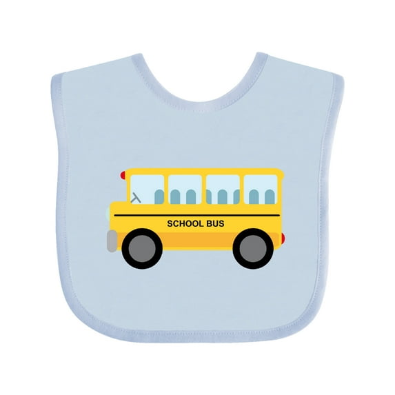 Inktastic School Bus Boys or Girls Baby Bib