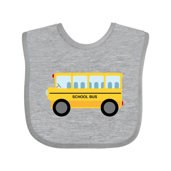 Inktastic School Bus Boys or Girls Baby Bib