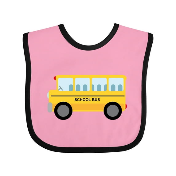 Inktastic School Bus Boys or Girls Baby Bib