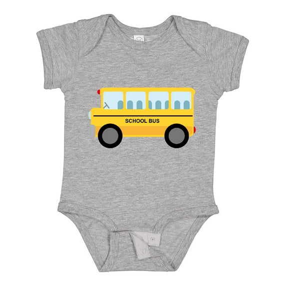 Inktastic School Bus Boys or Girls Baby Bodysuit