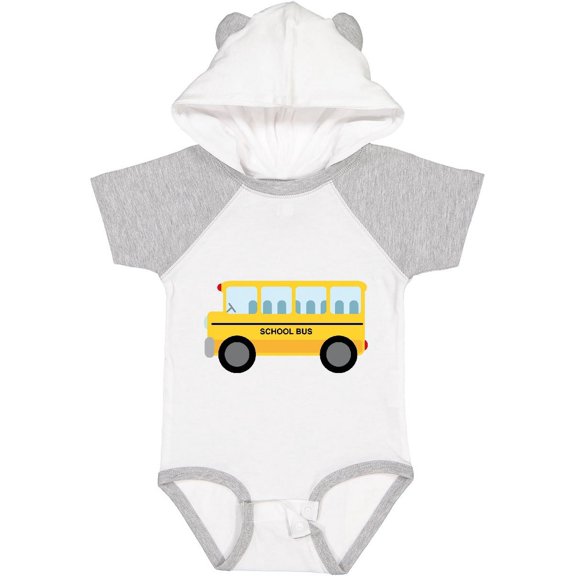 Inktastic School Bus Boys or Girls Baby Bodysuit