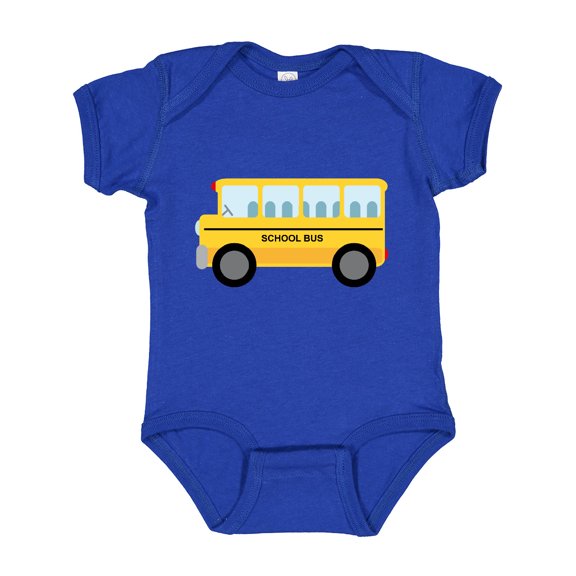 Inktastic School Bus Boys or Girls Baby Bodysuit