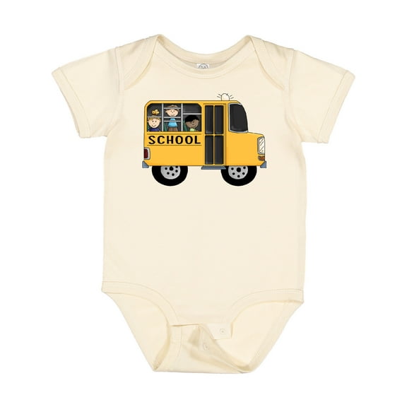 Inktastic School Bus Boys or Girls Baby Bodysuit