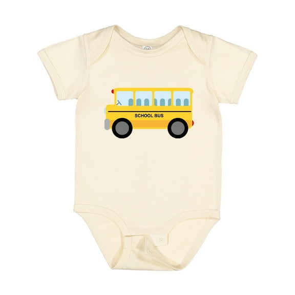 Inktastic School Bus Boys or Girls Baby Bodysuit