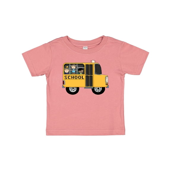 Inktastic School Bus Boys or Girls Baby T-Shirt