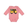 thumbnail image 1 of Inktastic School Bus Boys or Girls Long Sleeve Baby Bodysuit, 1 of 5