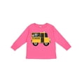 thumbnail image 1 of Inktastic School Bus Boys or Girls Long Sleeve Toddler T-Shirt, 1 of 5