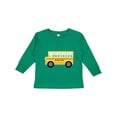 thumbnail image 1 of Inktastic School Bus Boys or Girls Long Sleeve Toddler T-Shirt, 1 of 5