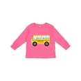 thumbnail image 1 of Inktastic School Bus Boys or Girls Long Sleeve Toddler T-Shirt, 1 of 5