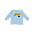 thumbnail image 1 of Inktastic School Bus Boys or Girls Long Sleeve Toddler T-Shirt, 1 of 5