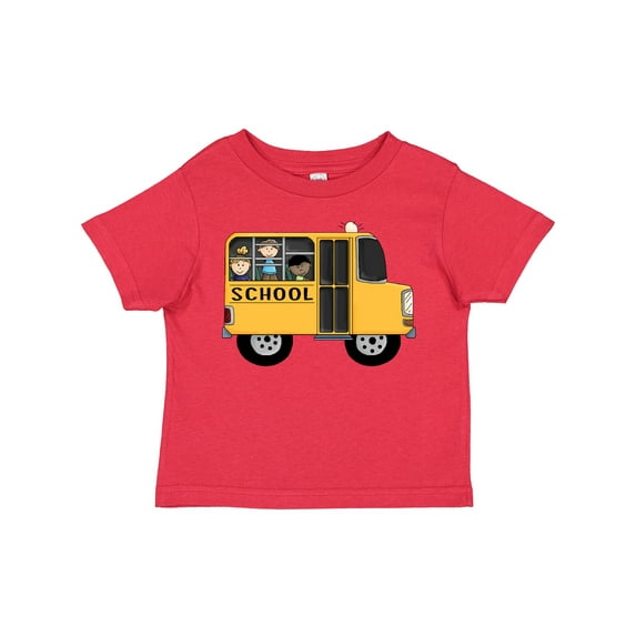 Inktastic School Bus Boys or Girls Toddler T-Shirt