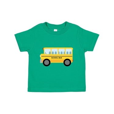 Inktastic School Bus Boys or Girls Toddler T-Shirt