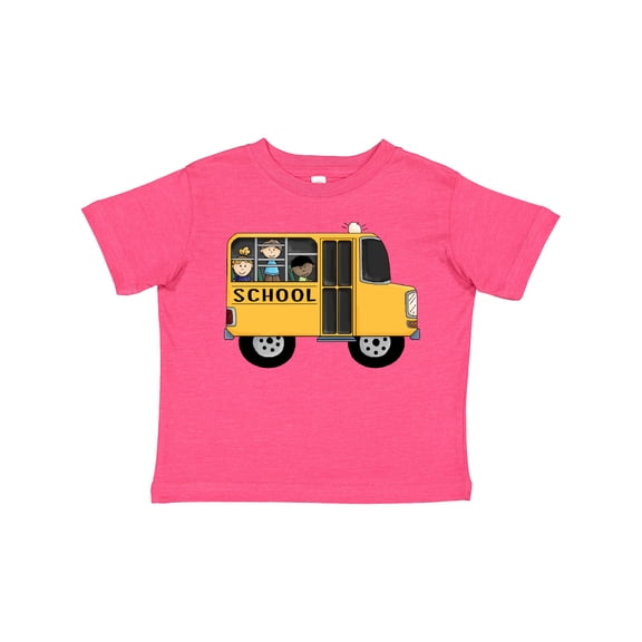 Inktastic School Bus Boys or Girls Toddler T-Shirt