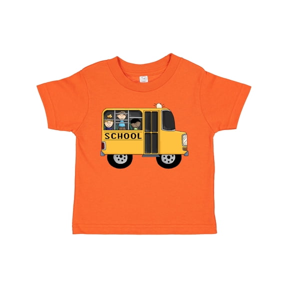 Inktastic School Bus Boys or Girls Toddler T-Shirt