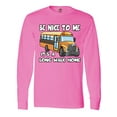 thumbnail image 1 of Inktastic School Bus Driver Be Nice Long Sleeve T-Shirt, 1 of 5