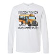 thumbnail image 1 of Inktastic School Bus Driver Be Nice Long Sleeve T-Shirt, 1 of 5