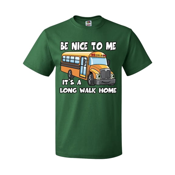 Inktastic School Bus Driver Be Nice T-Shirt