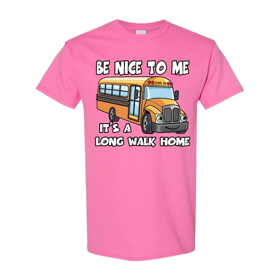 Inktastic School Bus Driver Be Nice T-Shirt
