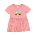 thumbnail image 1 of Inktastic School Bus Girls Baby Dress, 1 of 5