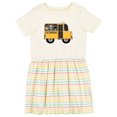thumbnail image 1 of Inktastic School Bus Girls Toddler Dress, 1 of 5