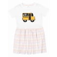 thumbnail image 1 of Inktastic School Bus Girls Toddler Dress, 1 of 5