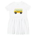 thumbnail image 1 of Inktastic School Bus Girls Toddler Dress, 1 of 5