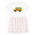 thumbnail image 1 of Inktastic School Bus Girls Toddler Dress, 1 of 5