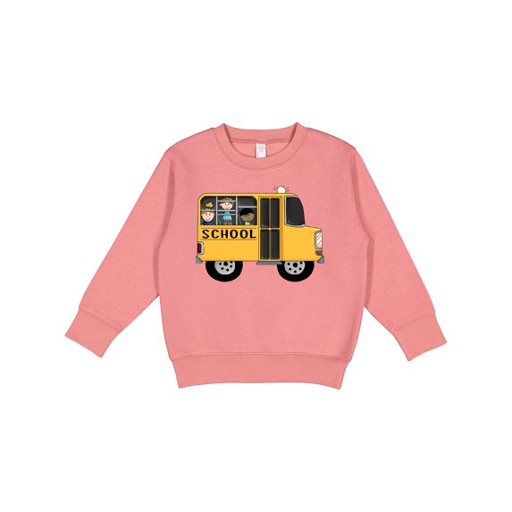 Inktastic School Bus Toddler Sweatshirt