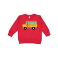 thumbnail image 1 of Inktastic School Bus Toddler Sweatshirt, 1 of 4