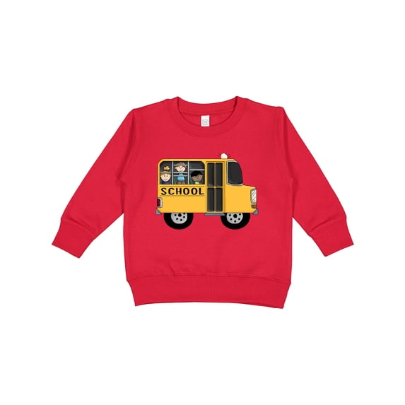 Inktastic School Bus Toddler Sweatshirt