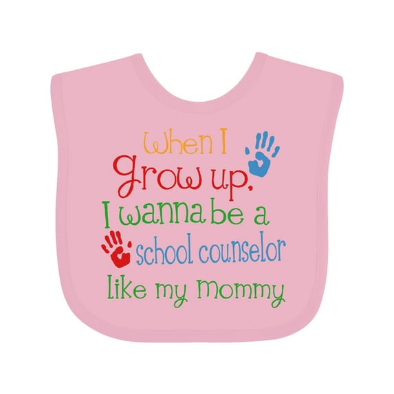 Inktastic School Counselor Like Mommy Boys or Girls Baby Bib