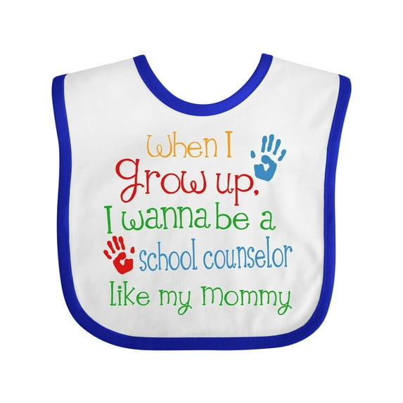 Inktastic School Counselor Like Mommy Boys or Girls Baby Bib