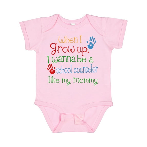 Inktastic School Counselor Like Mommy Boys or Girls Baby Bodysuit