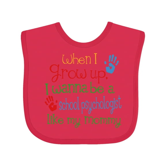 Inktastic School Psychologist Like Mommy Boys or Girls Baby Bib
