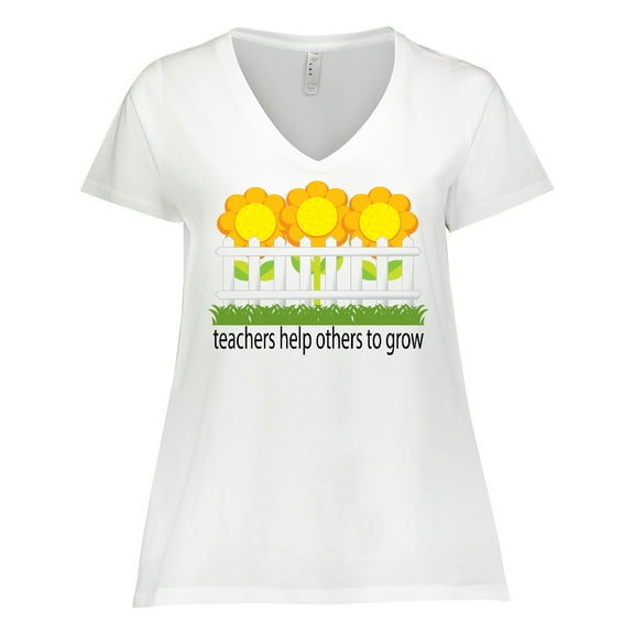 Inktastic School Teacher Appreciation Gift Women's Plus Size V-Neck T-Shirt