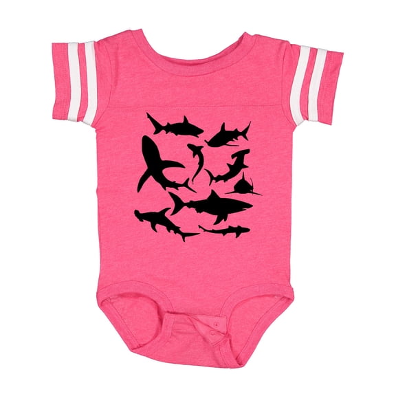 Inktastic School of Sharks Boys or Girls Baby Bodysuit