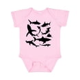 thumbnail image 1 of Inktastic School of Sharks Boys or Girls Baby Bodysuit, 1 of 5
