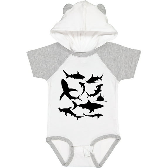 Inktastic School of Sharks Boys or Girls Baby Bodysuit