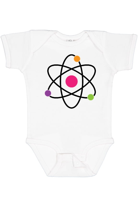Science Atom Cute Physicist Boys or Girls Baby Bodysuit