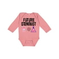 thumbnail image 1 of Inktastic Science Future STEMinist Scientist for Girls Girls Long Sleeve Baby Bodysuit, 1 of 5