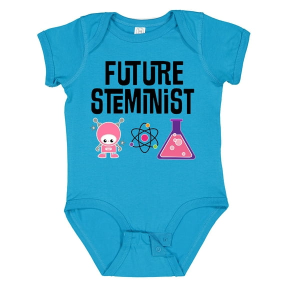 Inktastic Science Future Steminist Scientist for Girls Girls Baby Bodysuit